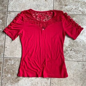 Venus Red Blouse